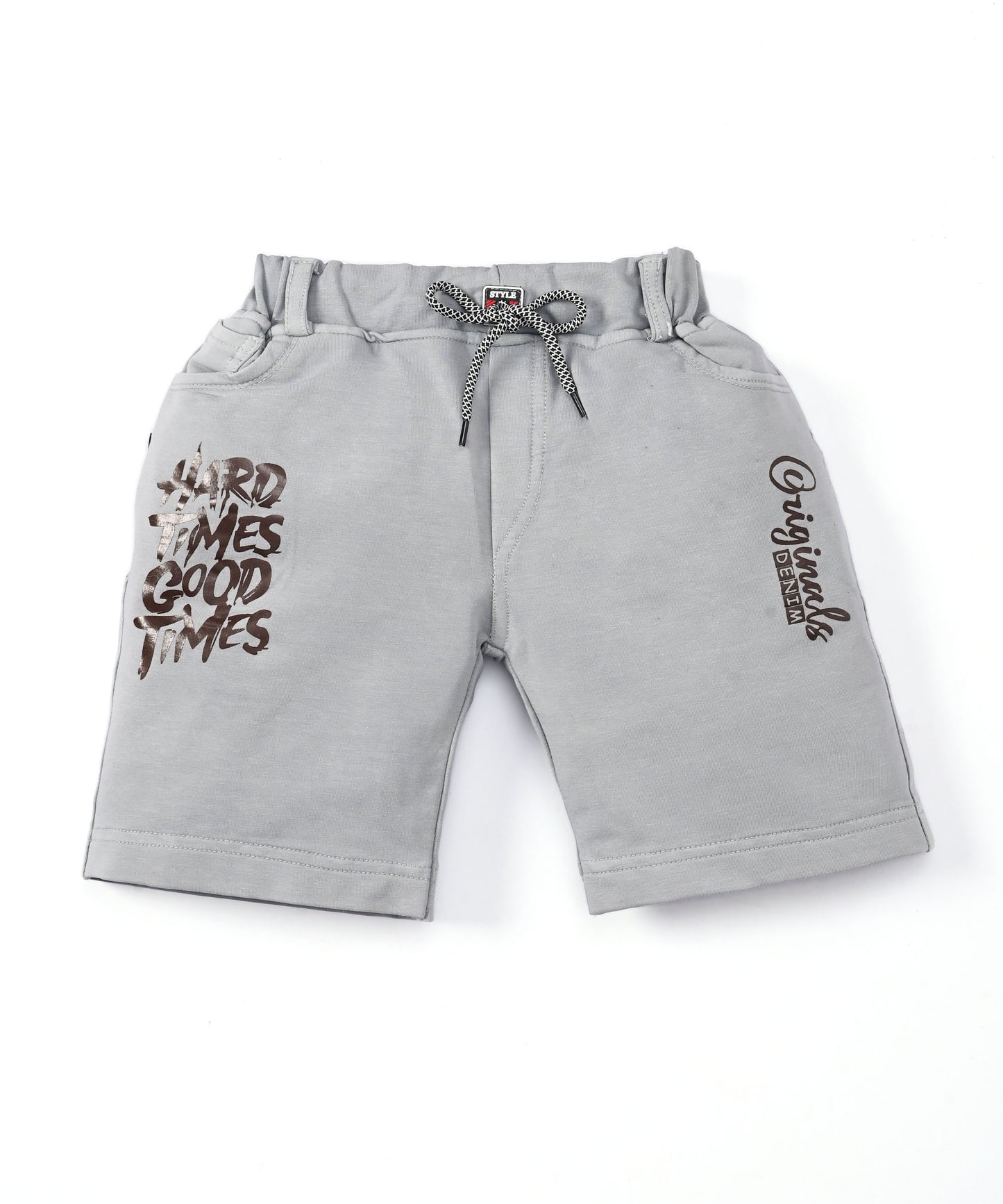 Happy Teddy Premium Half Sleeves T-Shirt & RFD Shorts Set | Burgundy