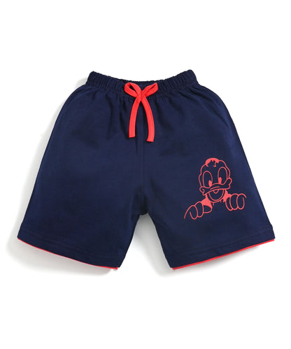 Donald Duck Half Sleeves T-Shirt & Half Pant Set | Red