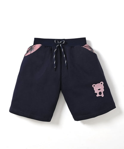 Collection Bear Half Sleeves T-Shirt & Shorts Set | Violet