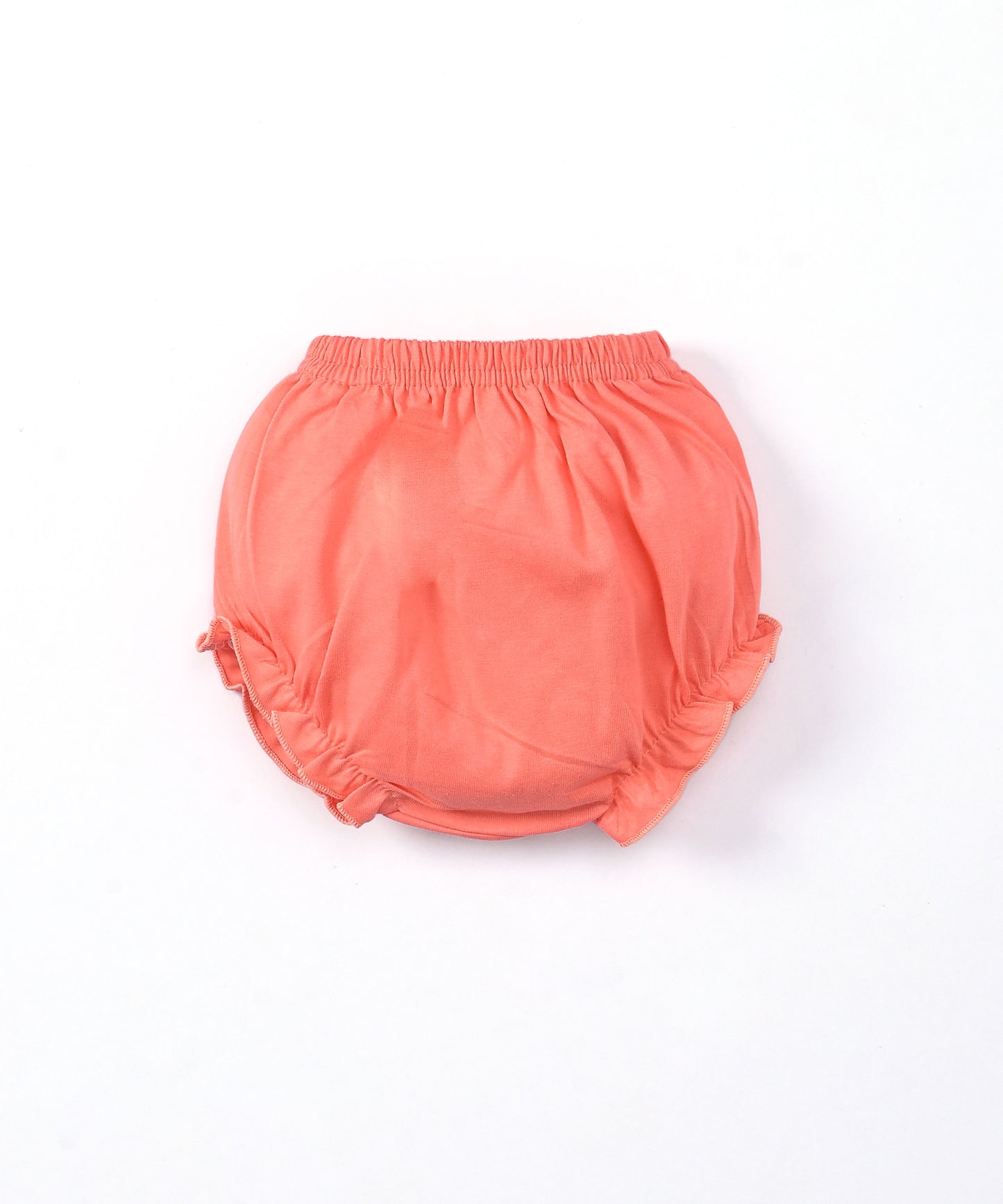 Explore Minnie Half Sleeves Frock & Bloomer Pant Set | Orange