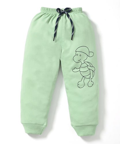 Skate Dude Full Sleeves Sweatshirt and Joggers Set | Green