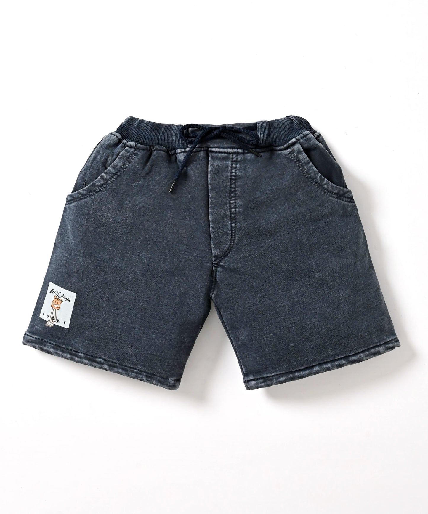 Bestie Bears Half Sleeves T-Shirt & RFD Shorts Set | Peach