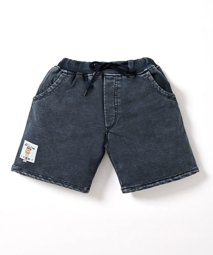 Bestie Bears Half Sleeves T-Shirt & RFD Shorts Set | Peach