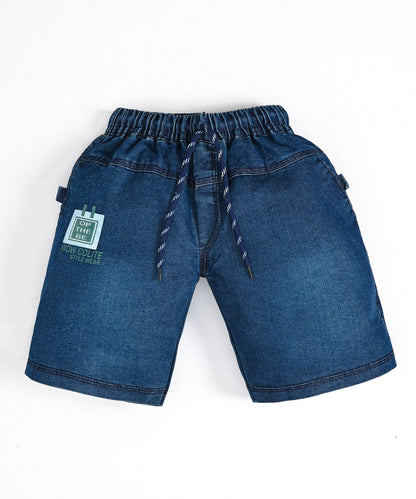 Rock and Roll Premium Half Sleeves T-Shirt & Denim Shorts Set | Green
