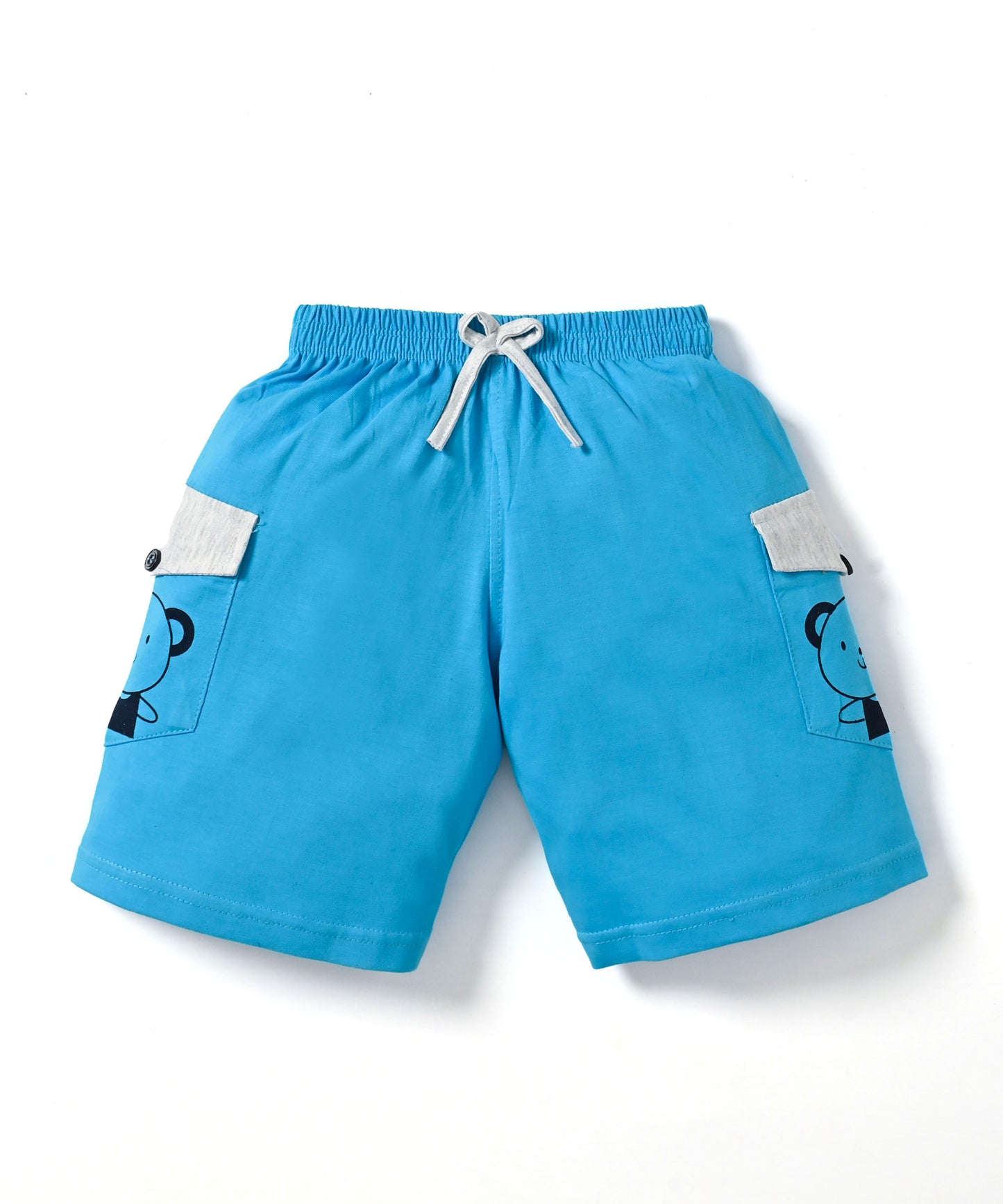 Hello Mickey Half Sleeves T-Shirt & Shorts Set | Blue
