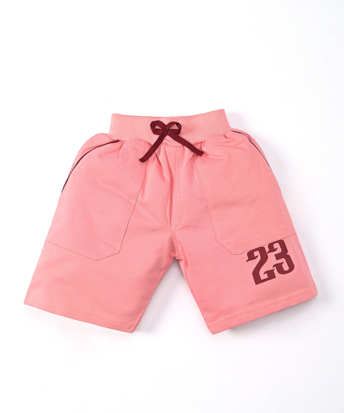 Bulls City Half Sleeves T-Shirt & Shorts Set | Maroon