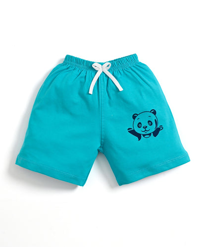 Loyable Half Sleeves T-Shirt & Half Pant Set | Blue