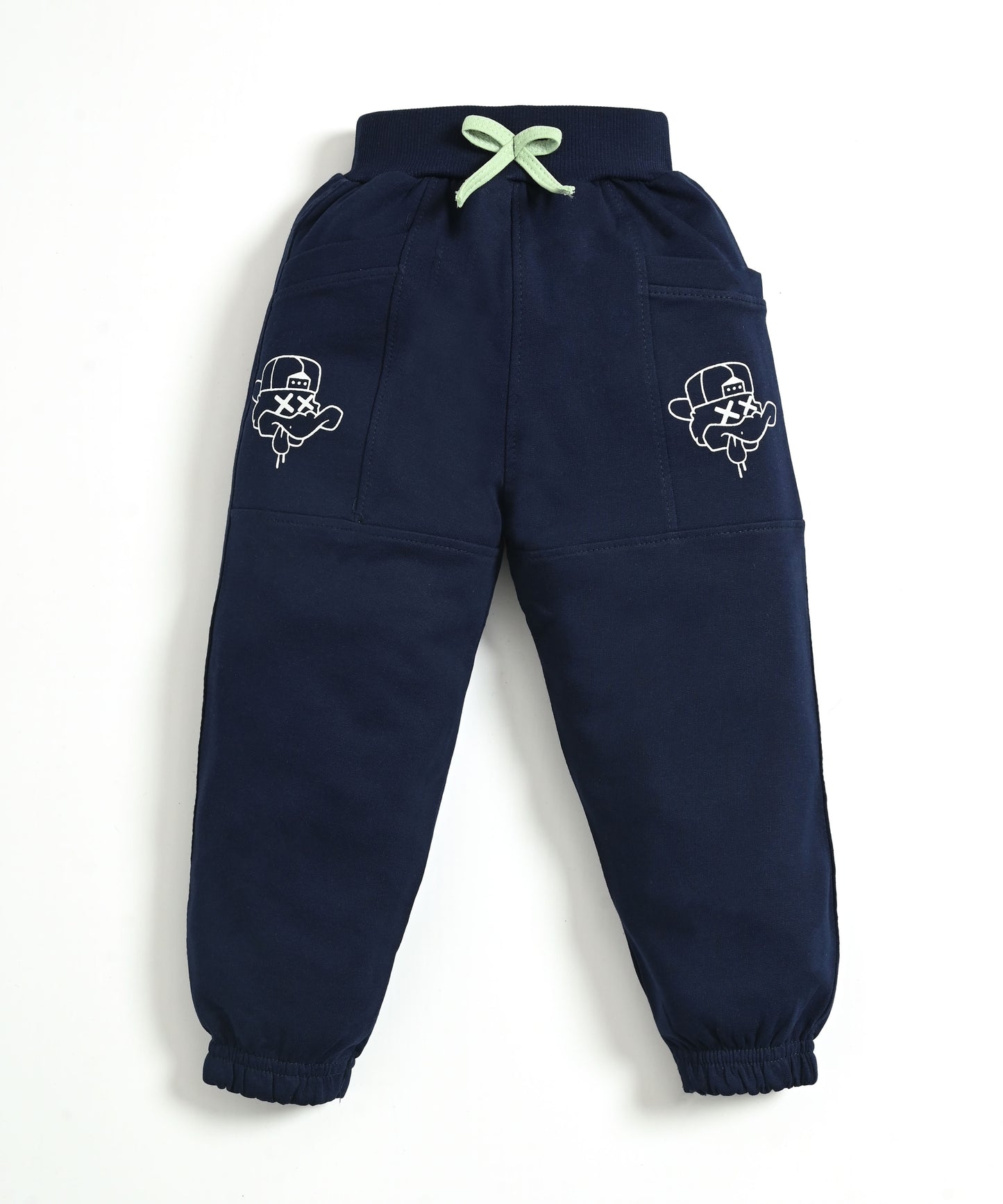 Ducky Boy Full Sleeves Sweatshirt & Joggers Set | Green