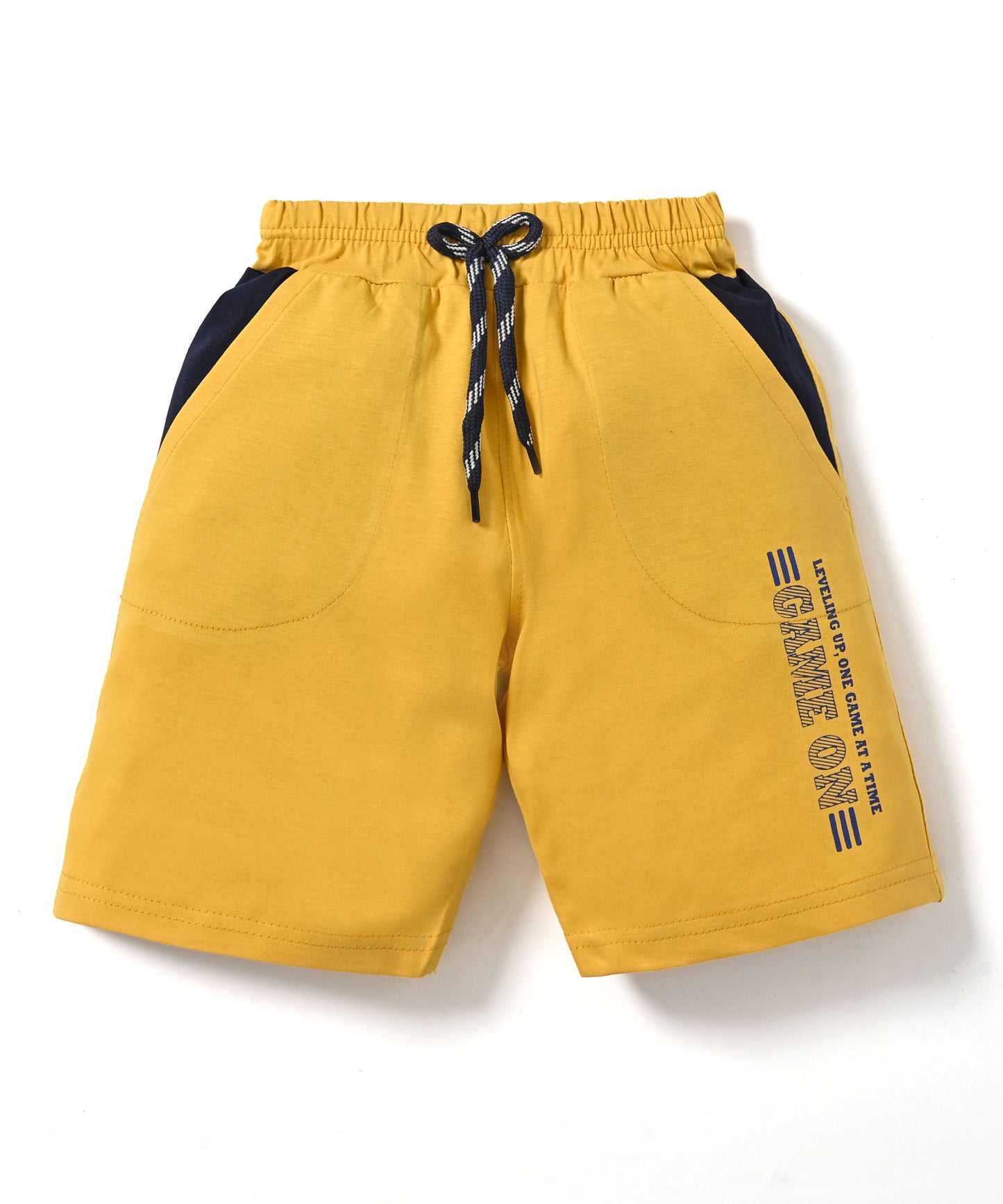 Spread Squad Half Sleeves T-Shirt & Shorts Set | Yellow