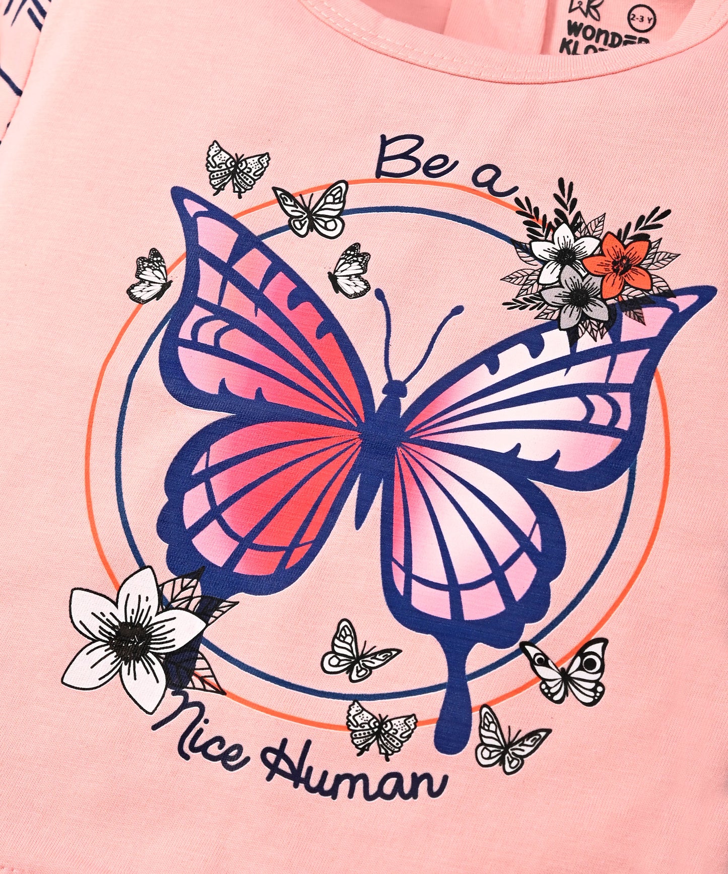 Butterfly Knot Short Sleeves Top & Hot Pant Set | Pink