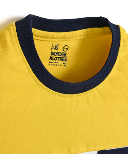 Donald Duck Half Sleeves T-Shirt & Half Pant Set | Yellow