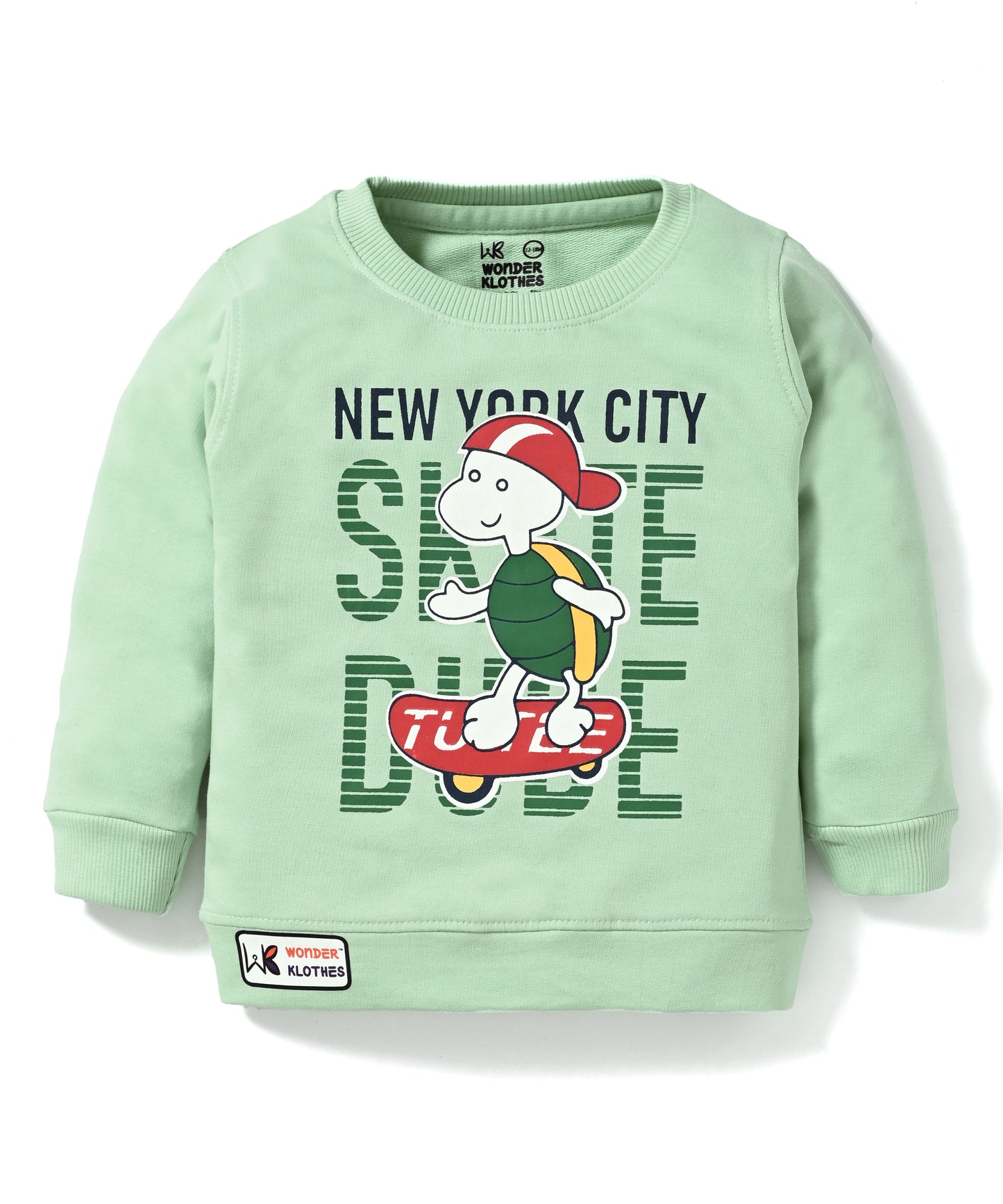 Skate Dude Full Sleeves Sweatshirt and Joggers Set | Green