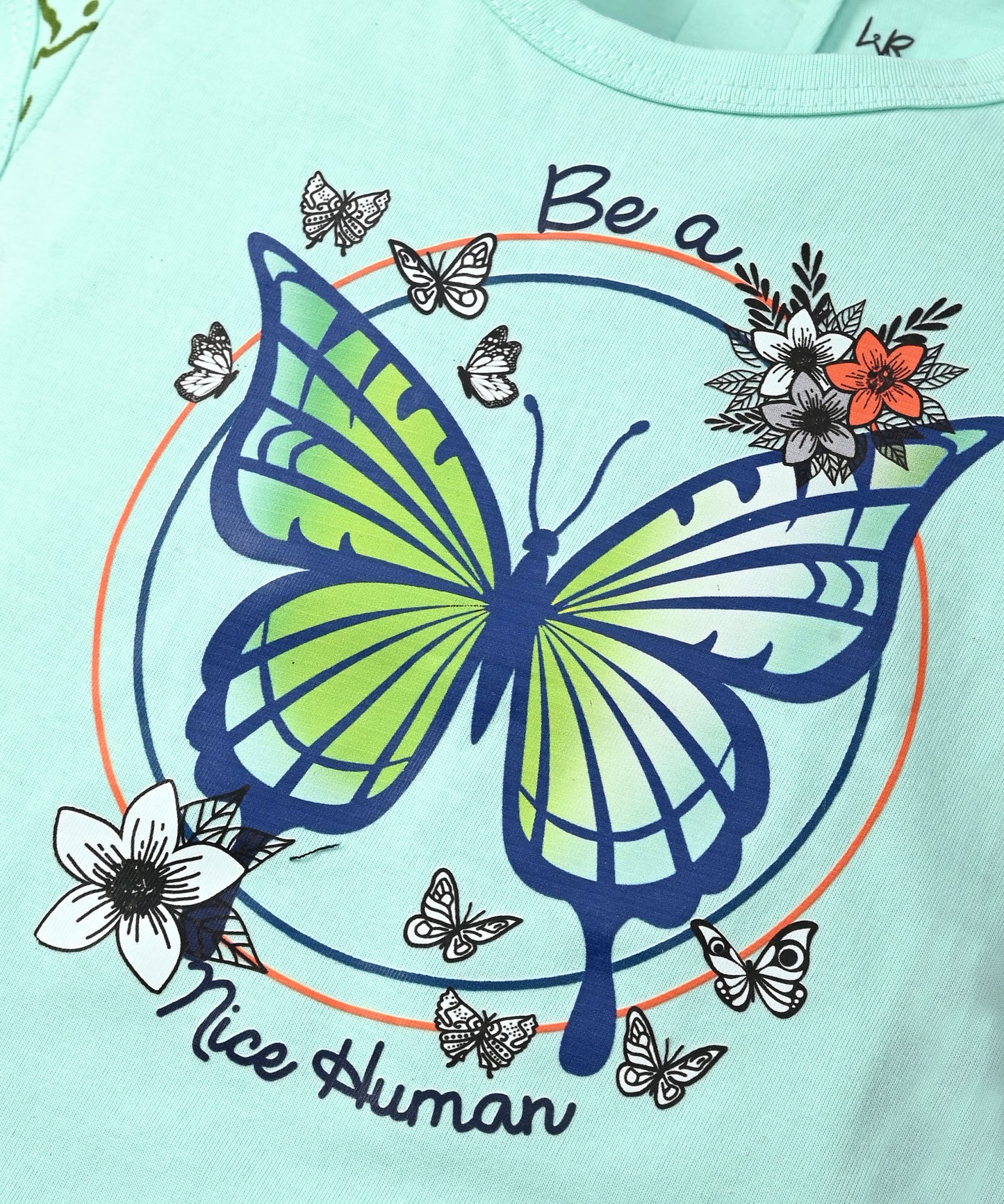 Butterfly Knot Short Sleeves Top & Hot Pant Set | Green