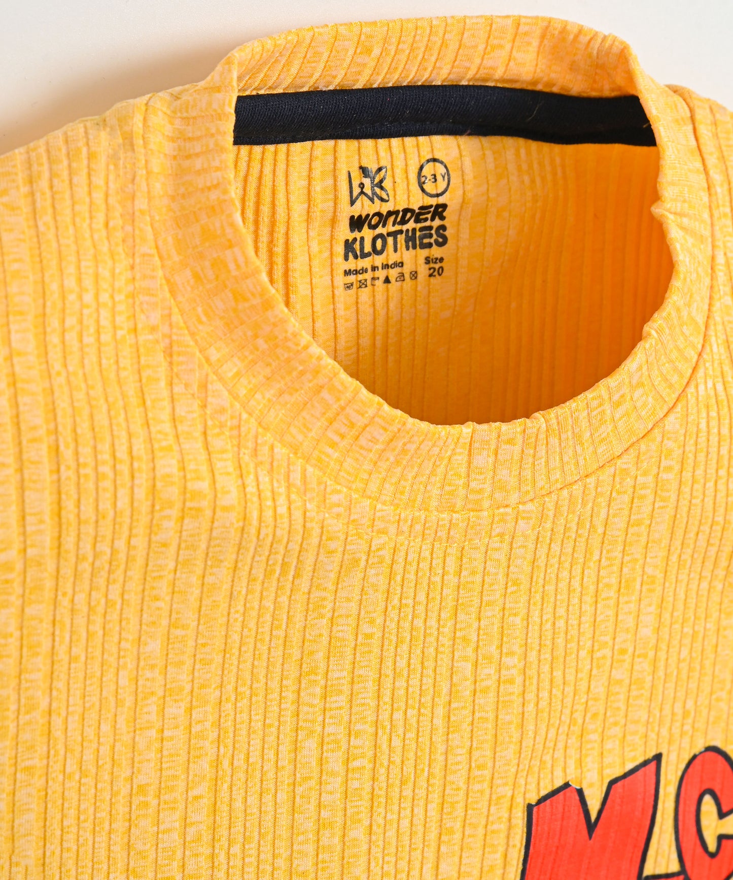 Mickey Half Sleeves T-Shirt & Shorts Set | Yellow