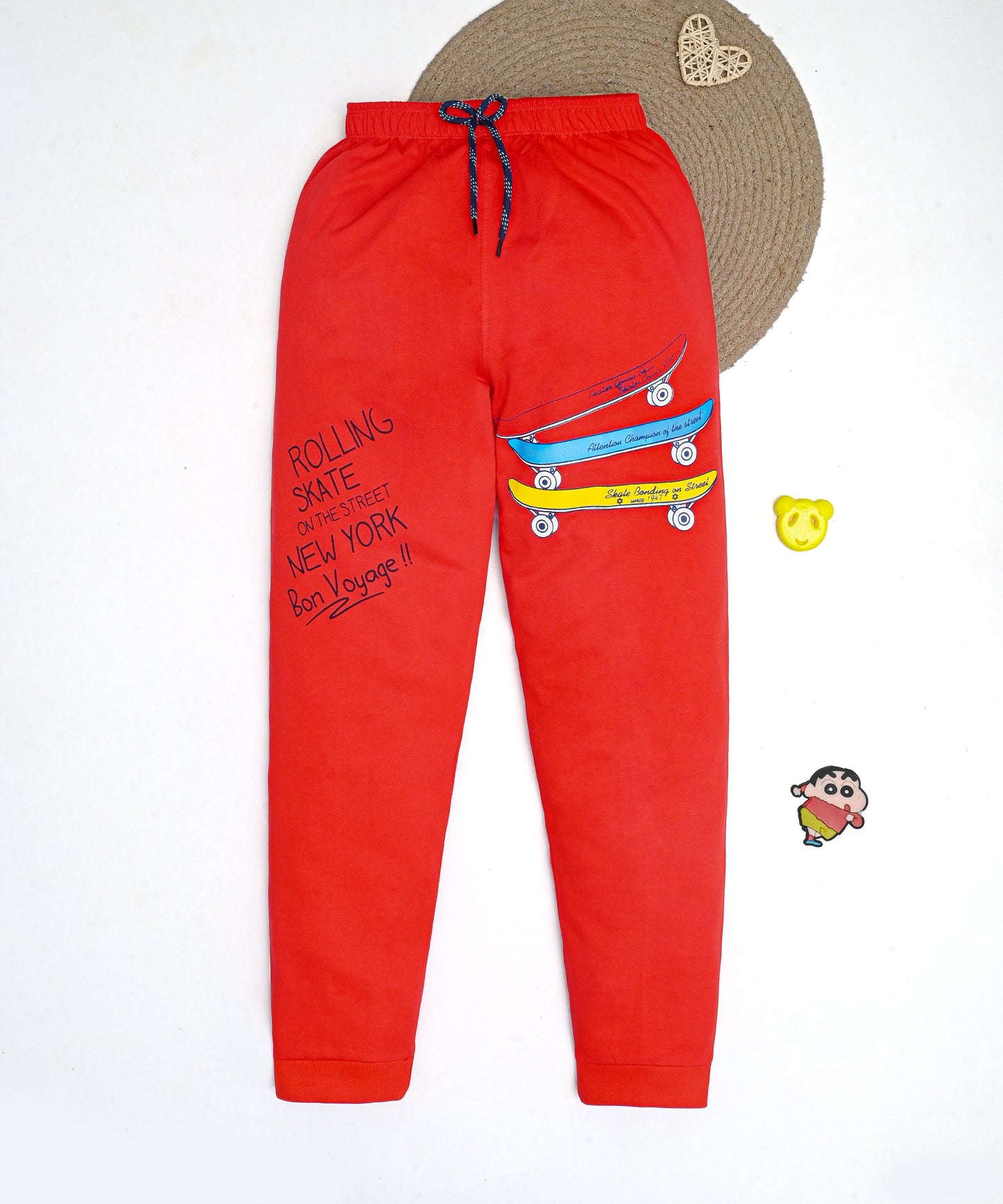 Skateboard Joggers | Red