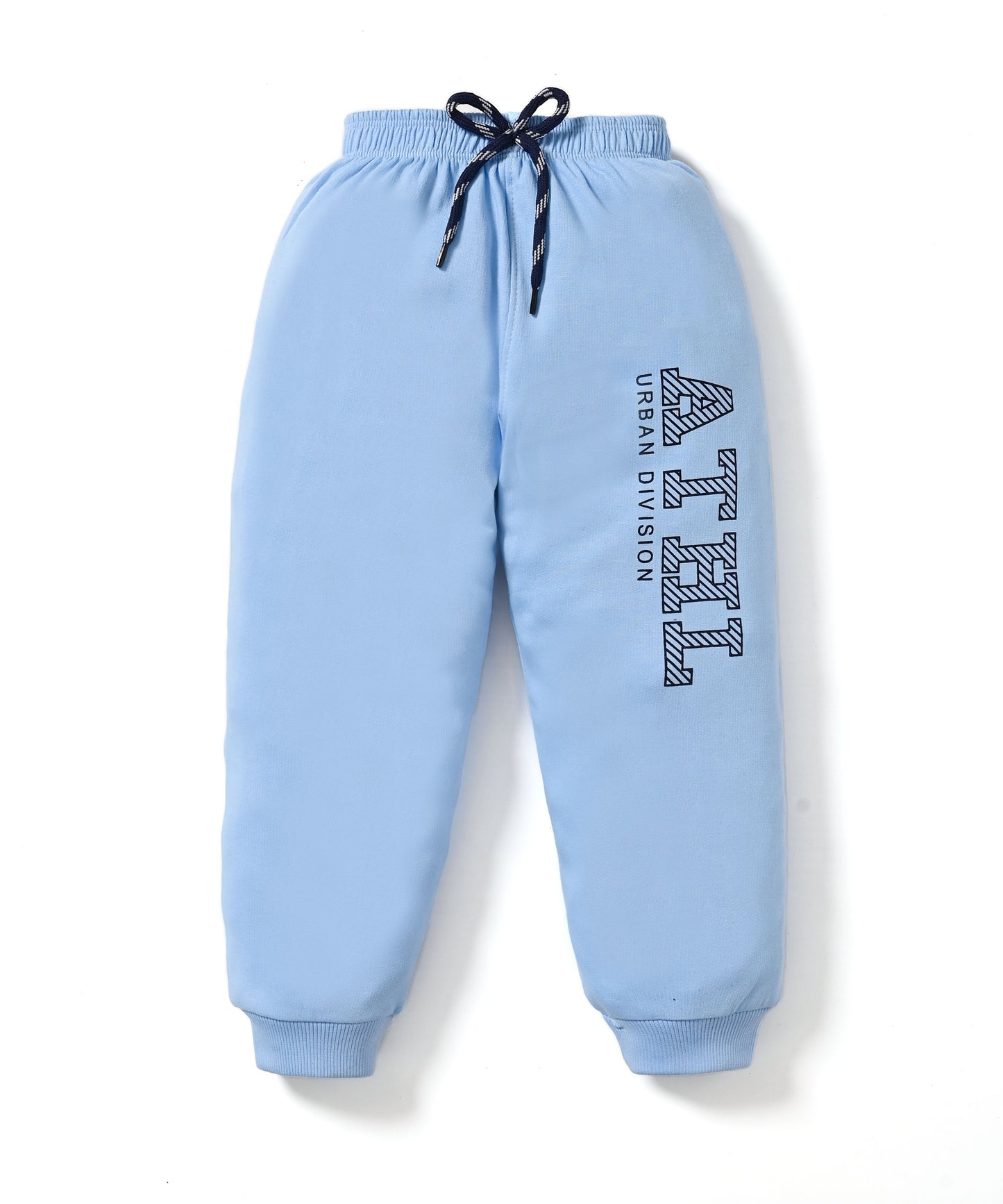 Break Your Limit Full Sleeves Fleece Sweatshirt and Joggers Set | Blue