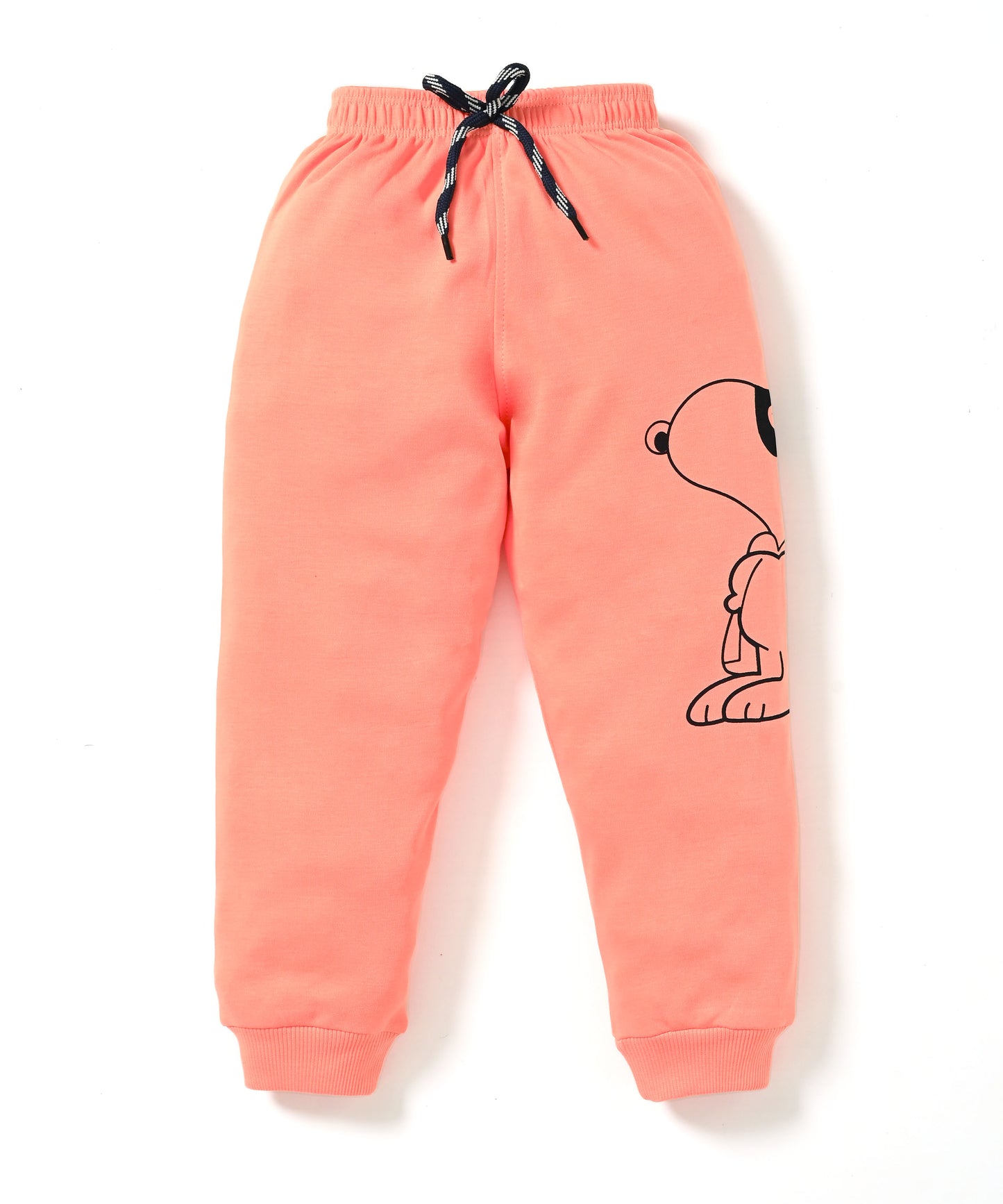 Critic Snoopy Full Sleeves Sweatshirt and Joggers Set | Orange