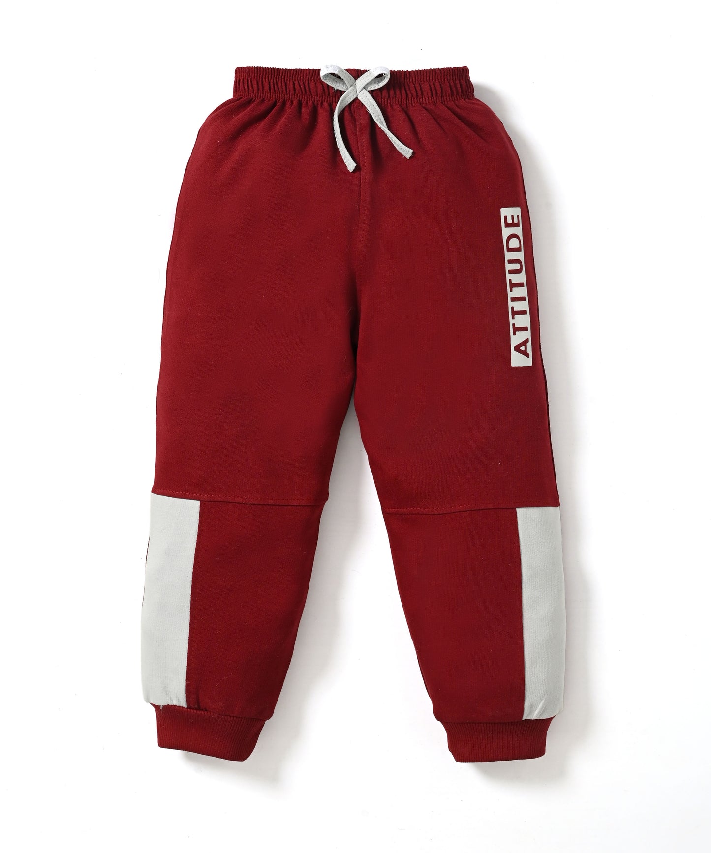 Focus Raglan Full Sleeves Sweatshirt and Joggers Set | Maroon
