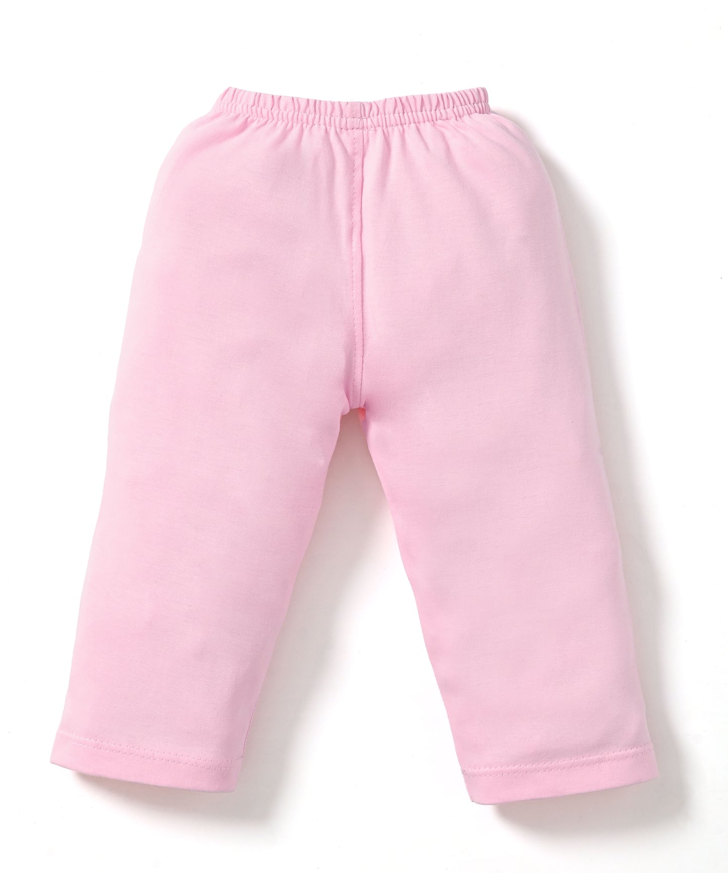 Sea Ship Full Sleeves Front Open T-Shirt & Pyjama Set with Bib | Pink