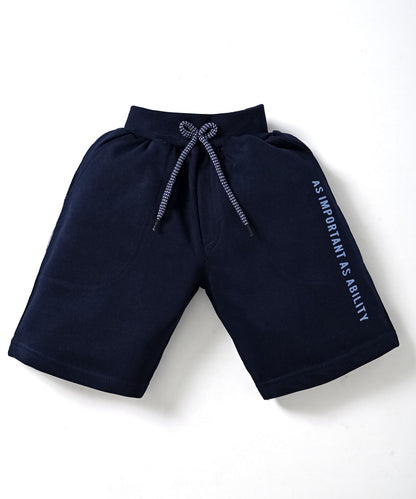 Confident Half Sleeves T-Shirt & Shorts Set | Blue