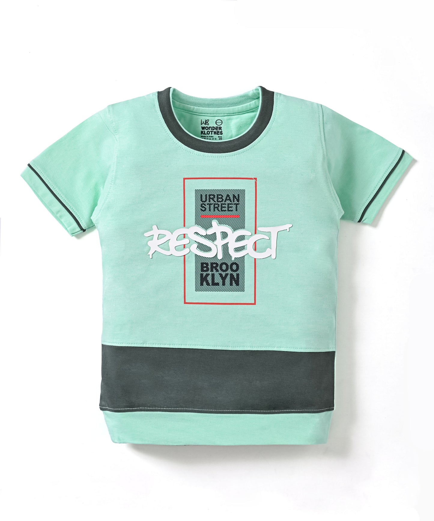Respect Half Sleeves T-Shirt & Shorts Set | Green