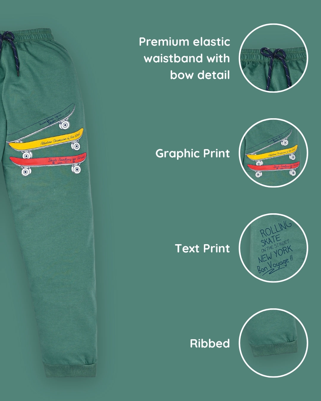 Skateboard Joggers | Green