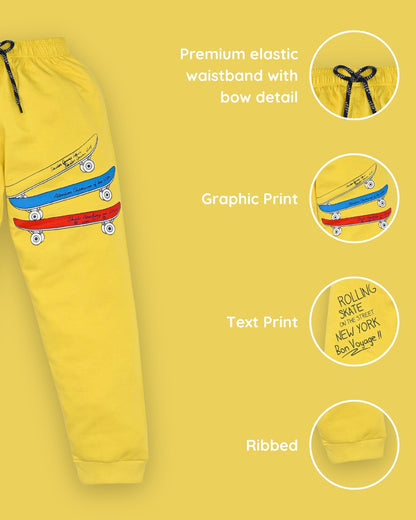 Skateboard Joggers | Yellow
